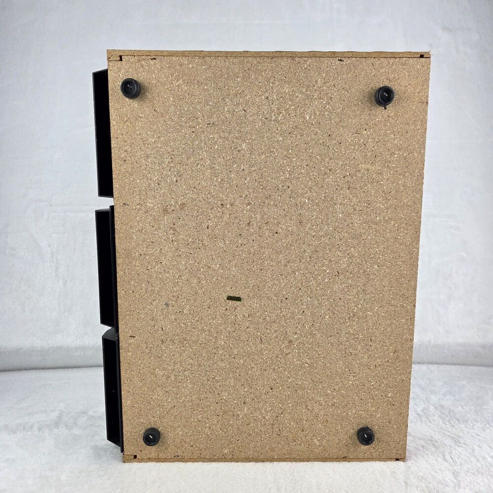 Vintage Add’n Stac Cassette Tape Storage Case 42 Capacity Faux Wood - Picture 14 of 15